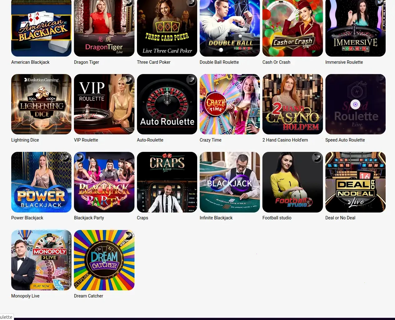 Interface de l'application mobile Instant Casino avec bonus de bienvenue